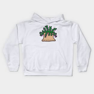 Christmas Cacti Kids Hoodie